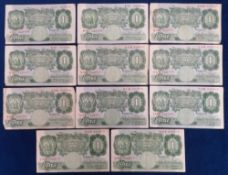 Bank Notes, 11 English £1 notes to comprise B. Catterns (3), K. Peppiatt (4), P.S. Beale, (2), L.