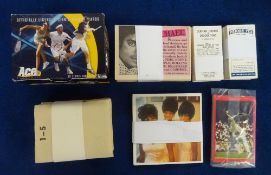 Trade cards, 7 complete sets, Topps Michael Jackson, Ace Tennis Stars (c1995) in presentation box, T