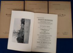 Ephemera, 6 auction catalogues for the sale of The Champneys Estate on October 6th 1924, each one