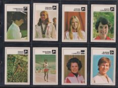 Trade cards, Canada Sport, Canadian Broadcasting Corporation, Canadian Olympic Team 1976, (set 50