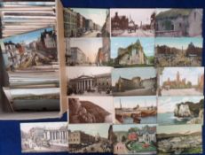 Postcards, a collection of approx. 400 mixed UK topographical (Irish), and foreign cards (mostly