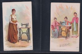 Trade cards, Singer Sewing Machines, Costumes of all Nations (1892 version), set 36 cards ( gen gd)