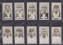 Cigarette cards, Cohen Weenen, Cricketers, (set 25 cards) (ex)