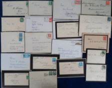 Stamps/Postal History, Collection of German mourning covers, mainly 1920s-1960s with a good
