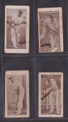 Trade cards, Australia, Allen's Steamrollers Bradman's Records, 4 cards, numbers 1, 2, 5 & 11 (all