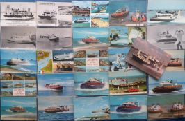 Postcards, Transport, a collection of 28 cards of hovercraft. A mix of mainly Channel Islands and