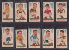 Trade cards, Football, Kiddy's Favourites Football Stars, set 52 cards (numbered 53 to 120, Stars on