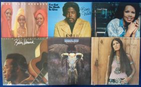 Music, Vinyl LPs, a collection of 50+ mainly 1970s and 1980s albums to include Dionne Warwick