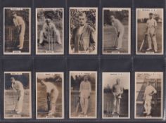 Cigarette cards, Phillips, Cricketers (Brown Back) (184/192, missing nos 59c, 75c, 84c, 175c,