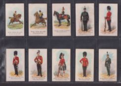 Cigarette cards, Wills (Scissors), Types of the British Army, set 50 cards (fair/gd)