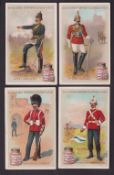 Trade cards, Liebig, British Army Uniforms, Ref S239, English edition (set, 6 cards) (gd)