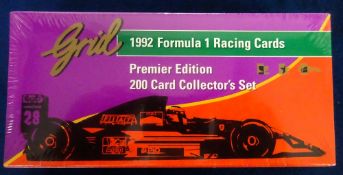 Trade cards, Grid Factory Sealed Box - Formula 1 Racing Cards 1992 (set 200 cards in cellophane