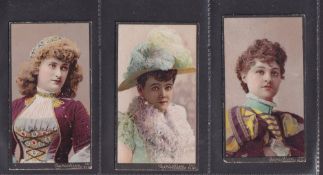 Cigarette cards, USA, 14 XL cards, National Tobacco Works (Newsboy) x 5 subjects, Lorillard