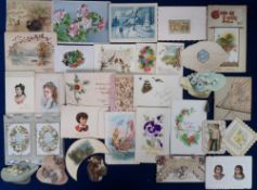 Ephemera, a collection of approx. 400 mainly Victorian greetings cards, many published by Tuck.