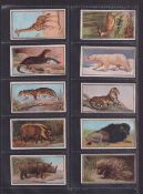 Cigarette cards, Hill's, Animal Series (Hill's) (set, 20 cards all with matching Hill's backs) (gd)