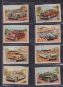 Trade cards, Belgium, Jacques, Autos 1954, 'M' size, 142 different cards (gd/vg)