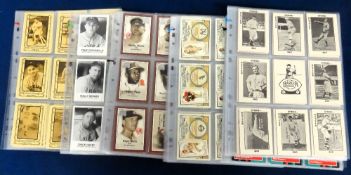 Trade cards, USA, 23 apparently complete sets in plastic sleeves, all sport themed with the vast