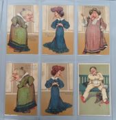 Postcards, Comic, a collection of approx. 180 cards in album pages, inc. a good comic selection of