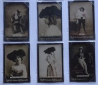 Cigarette cards, Ogden's Guinea Gold. Base E set 355 Actresses (part set 35/40 cards missing