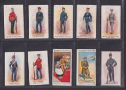 Cigarette cards, Military themed, 20 type cards Godfrey Phillips Territorial Series (7), Thomson