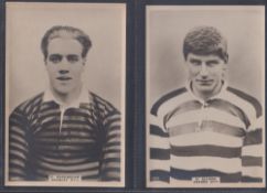 Cigarette cards, Phillips, Footballers (Premium Issue) 'P' size, 19 cards, Football & Rugby