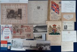Royalty, a selection of approx. 37 items of Royal ephemera dating from Victoria to QE2 to include an