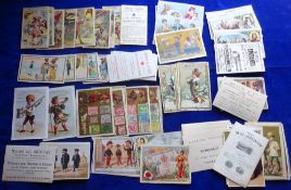 Trade cards, France, over 230 early Chromo cards including over 110 cards issued by A Chapu