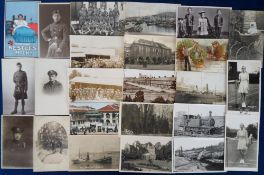 Postcards, a mixed collection of approx. 41 cards, inc. poster ad for 'Who said Nestle's Milk?',