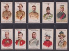 Cigarette cards, Salmon & Gluckstein, Heroes of the Transvaal War (set 40 cards plus two variations,