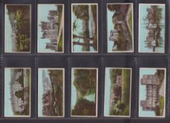Cigarette cards, Castles and Abbeys (White borders) (set 20 cards) (gd)