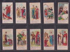 Cigarette cards, Ogden's Shakespeare Series (unnumbered) (set 50 cards) ( a few cards slight