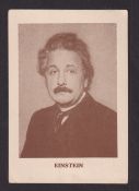 Cigarette card, Germany, Pera Zigarettehulse, Serie 1931, type card, no 21, Albert Einstein, 'L'