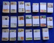 Cigarette cards, over 530 cards, all issued by UTC South Africa, standard sized series, all in