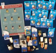 Olympics, Badges, 40+ mostly carded badges from various Olympic Games to include 15 Sydney 2000 Days