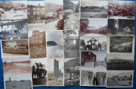 Postcards, Topographical RPs, approx. 100 cards to include industrial, war hospital, buildings and