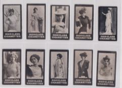 Cigarette cards, Lambert & Butler, Actresses 'BLARM' (set, 20 cards) (some with slight marks, gen.