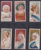 Cigarette cards, Salmon & Gluckstein, Her Most Gracious Majesty Queen Victoria, (set, 6 cards) (some