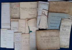 Deeds, Documents and Indentures Oxfordshire, to include 2 bundles of minor documents (approx. 150
