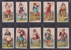 Cigarette cards, Germany, Wynen, Dancing Girls of the World, 28 different cards (gd)