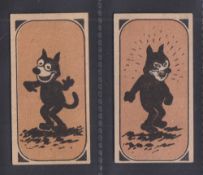 Trade cards, Barratt's, Felix Pictures, two cards, nos 8 & 17 (gd) (2)