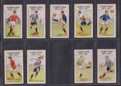 Trade cards, Football, Compton's Gravy Salt, Footballers coloured series C near set 19/22 missing