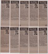 Trade issue, USA, Boxing, Adam Hats, Sam Taub's Ring Personalities, set of 30 match books inc.