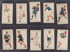 Cigarette cards, F J Smith's Prominent Rugby Players (set 25 cards) (vg a few gd)
