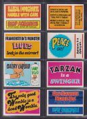 Trade cards, Panini / Top Sellers, Crazy Stickers, 'M' size (set, 54 cards) (ex)