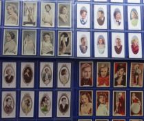 Cigarette cards, Godfrey Phillips, 9 sets, all Cinema related, Screen Stars (3, both versions of the