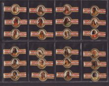 Cigarette labels, 7 Cigar label sets all Wild West related, all series issued by Cogetama (1 set has