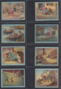 Cigarette cards, China, Anon, (Fonshing?) Refugee Series (set, 12 cards) (gd)