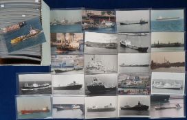 Transportation, Shipping, Italy, 340 postcard sized images to include Adriatica, Costa, Grimaldi,