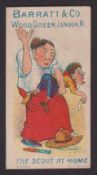Trade card, Barratt's, Boys Scouts - Military Terms, type card, 'The Scout At Home' (gd) (1)