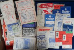 Football programmes, a very large accumulation of programmes, approx. 500 in one large box, mostly